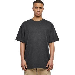 Teplé pánské bavlněné oversize triko Urban Classics Barva: šedá uhlová melír, Velikost: 5XL