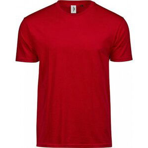 Lehké pánské tričko Power Tee Jays z organické bavlny Barva: Červená, Velikost: 5XL TJ1100