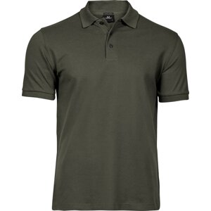 Luxusní pánské strečové piqué polo na tělo Tee Jays 215 g/m Barva: Deep Green, Velikost: S TJ1405