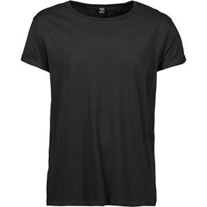 Tee Jays Pánské tričko se zahnutými manžetami na rukávech 160 g/m Barva: Černá, Velikost: L TJ5062