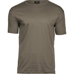 Tee Jays Vysokogramážové pevné pánské slim-fit triko Interlock 220 g/m Barva: Hnědá, Velikost: S TJ520