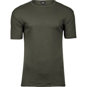 Tee Jays Vysokogramážové pevné pánské slim-fit triko Interlock 220 g/m Barva: Deep Green, Velikost: XXL TJ520