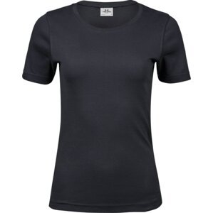 Dámské bavlněné interlock tričko Tee Jays Barva: šedá tmavá, Velikost: XL TJ580N