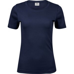 Dámské bavlněné interlock tričko Tee Jays Barva: modrá námořní, Velikost: M TJ580N