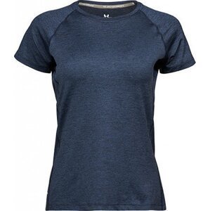 Tee Jays Rychleschnoucí dámské funkční triko CoolDry s reflexním potiskem Barva: modrá námořní, Velikost: XL TJ7021