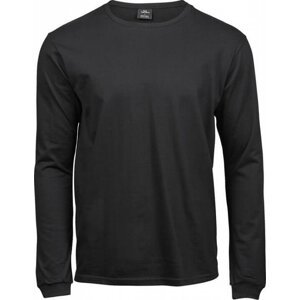 Tee Jays Fashion pánské tričko s dlouhým rukávem s manžetou Barva: Černá, Velikost: XL TJ8007