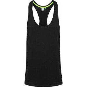 Tombo Pánské tílko Muscle Vest s hlubokým výstřihem Barva: Černá, Velikost: XL TL504