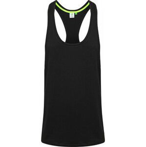 Tombo Pánské tílko Muscle Vest s hlubokým výstřihem Barva: Černá, Velikost: XS TL504