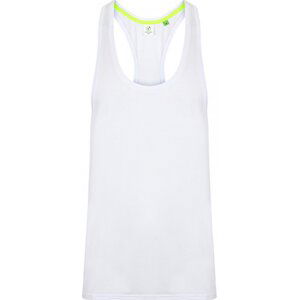 Tombo Pánské tílko Muscle Vest s hlubokým výstřihem Barva: Bílá, Velikost: XS TL504