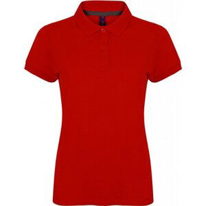 Dámské bavlněné polo tričko mikropiké Henbury Barva: červená klasická, Velikost: XS W102