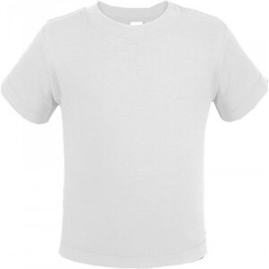 Link Kids Wear Teplé dětské tričko z BIO bavlny se širokým průkrčníkem Barva: Bílá, Velikost: 86-92 X954