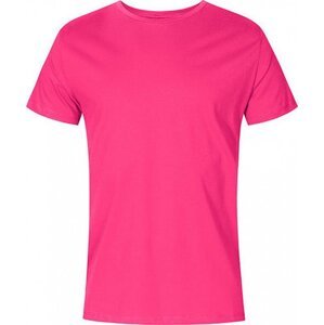 X.O by Promodoro Základní 100% bavlněné pánské úzké pružné triko Promodoro 140 g/m Barva: růžová výrazná, Velikost: 3XL XO1400