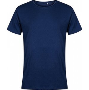 X.O by Promodoro Základní 100% bavlněné pánské úzké pružné triko Promodoro 140 g/m Barva: modrá námořní, Velikost: L XO1400