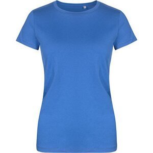 X.O by Promodoro Lehké vypasované dámské tričko s kulatým výstřihem 100 % bavlna Barva: modrá azurová, Velikost: M XO1505