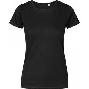 X.O by Promodoro Lehké vypasované dámské tričko s kulatým výstřihem 100 % bavlna Barva: Černá, Velikost: S XO1505