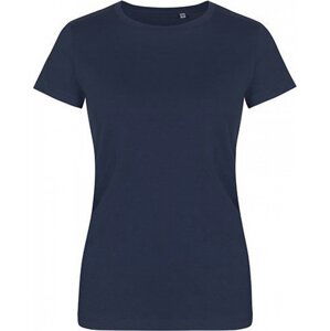 X.O by Promodoro Lehké vypasované dámské tričko s kulatým výstřihem 100 % bavlna Barva: modrá námořní, Velikost: S XO1505