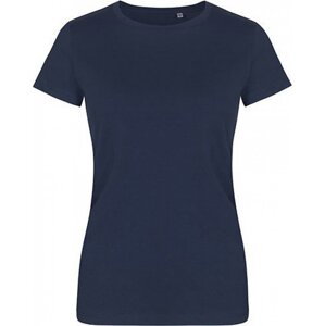 X.O by Promodoro Lehké vypasované dámské tričko s kulatým výstřihem 100 % bavlna Barva: modrá námořní, Velikost: XS XO1505