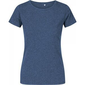 X.O by Promodoro Lehké vypasované dámské tričko s kulatým výstřihem 100 % bavlna Barva: modrý námořní melír, Velikost: XS XO1505