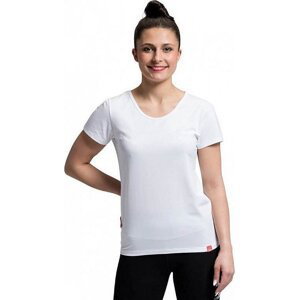 CityZen® Dámské bavlněné triko CityZen klasický střih s elastanem Barva: Bílá, Velikost: L