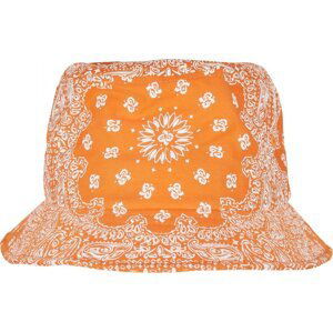 Flexfit Příjemně hladký klobouček s bandana potiskem Barva: Oranžová, Velikost: one size
