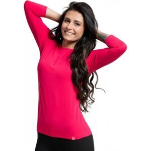 CityZen® Dámské bavlněné triko Cityzen s 3/4 rukávem Barva: Malinová, Velikost: XS