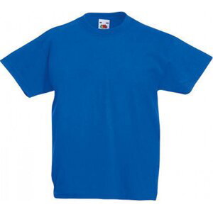 Lehké dětské tričko Fruit of the Loom Original Barva: modrá královská, Velikost: 104.0 F110K