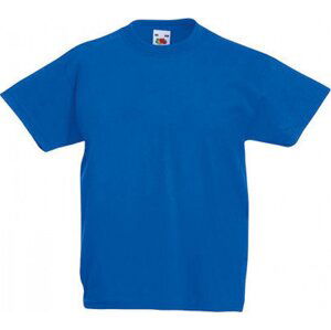 Lehké dětské tričko Fruit of the Loom Original Barva: modrá královská, Velikost: 128 F110K