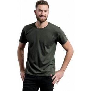 CityZen® Bavlněné triko CityZen s kulatým výstřihem nepropouštějící pot Barva: khaki tmavá, Velikost: 4XL