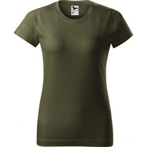 MALFINI® Základní bavlněné dámské tričko Malfini Barva: military, Velikost: M