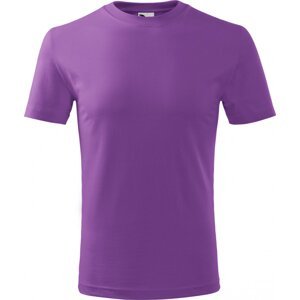 MALFINI® Základní bavlněné dětské tričko Malfini s bočními švy Barva: Fialová, Velikost: 134 cm/8 let