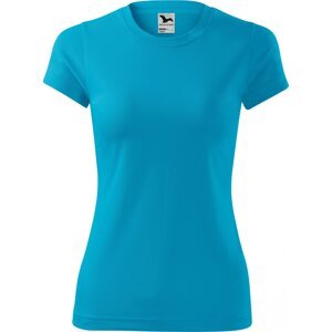 MALFINI® Dámské rychleschnoucí tričko na sport Fantasy interlock Barva: Tyrkysová, Velikost: L