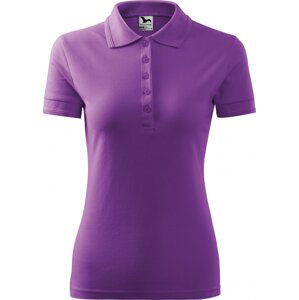 MALFINI® Dámská směsová piqé polokošile 65 % bavlna, 35 % polyester Barva: Fialová, Velikost: XXL