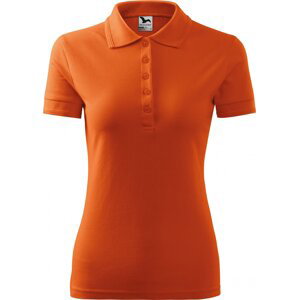 MALFINI® Dámská směsová piqé polokošile 65 % bavlna, 35 % polyester Barva: Oranžová, Velikost: XL