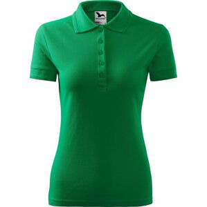 MALFINI® Dámská směsová piqé polokošile 65 % bavlna, 35 % polyester Barva: středně zelená, Velikost: XXL