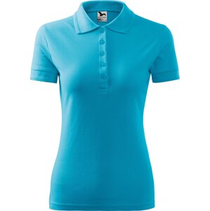 MALFINI® Dámská směsová piqé polokošile 65 % bavlna, 35 % polyester Barva: Tyrkysová, Velikost: XL