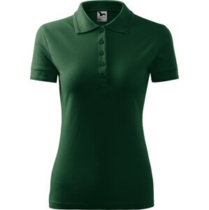 MALFINI® Dámská směsová piqé polokošile 65 % bavlna, 35 % polyester Barva: zelená tmavá, Velikost: XL