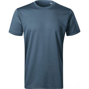 MALFINI® Sportovní tričko z recyklovaného micro polyesteru vhodné na sublimaci Barva: modrý denim melír tmavý, Velikost: XXL