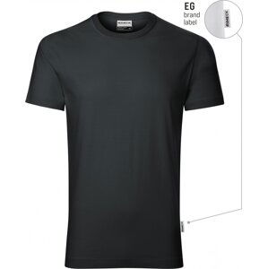 RIMECK® Pánské pracovní bavlněné tričko Rimeck předsrážené Barva: ebony gray (brand label), Velikost: M