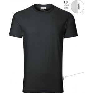 RIMECK® Pánské pracovní bavlněné tričko Rimeck předsrážené Barva: ebony gray (brand label), Velikost: XXL