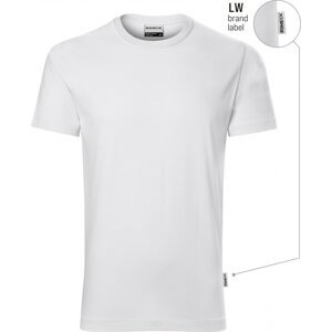RIMECK® Pánské pracovní bavlněné tričko Rimeck předsrážené Barva: bílá (brand label), Velikost: M