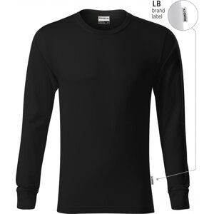 RIMECK® Pánské bavlněné triko Resist s dlouhým rukávem s manžetou Barva: černá (brand label), Velikost: XL