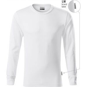 RIMECK® Pánské bavlněné triko Resist s dlouhým rukávem s manžetou Barva: bílá (brand label), Velikost: M