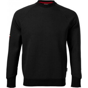 RIMECK® Mikina Vertex přes hlavu 80 % bavlna, 20 % polyester Barva: Černá, Velikost: 4XL