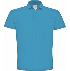 B&C Základní unisex piké polokošile BC 180 g/m Barva: modrá atolová, Velikost: 3XL BCPUI10