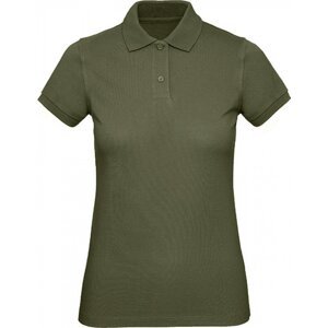 B&C Organická dámská polokošile BC Inspire 170 g/m Barva: Khaki, Velikost: XS BCPW440