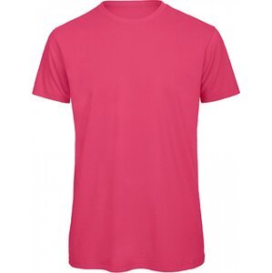 B&C Pánské organické tričko Inspire BC 140 g/m Barva: Růžová fuchsiová, Velikost: M BCTM042