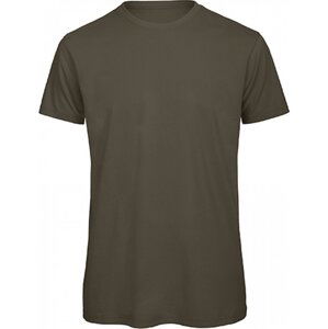 B&C Pánské organické tričko Inspire BC 140 g/m Barva: khaki tmavá, Velikost: S BCTM042