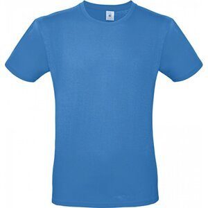 B&C Základní pánské bavlněné tričko BC ve střední gramáži Barva: modrá azurová, Velikost: M BCTU01T