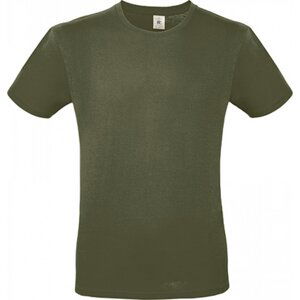 B&C Základní pánské bavlněné tričko BC ve střední gramáži Barva: khaki tmavá, Velikost: L BCTU01T