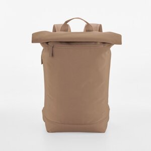 BagBase Lehký minimalistický vodoodpudivý rolovací batoh na notebook do 11" Barva: béžová tmavá